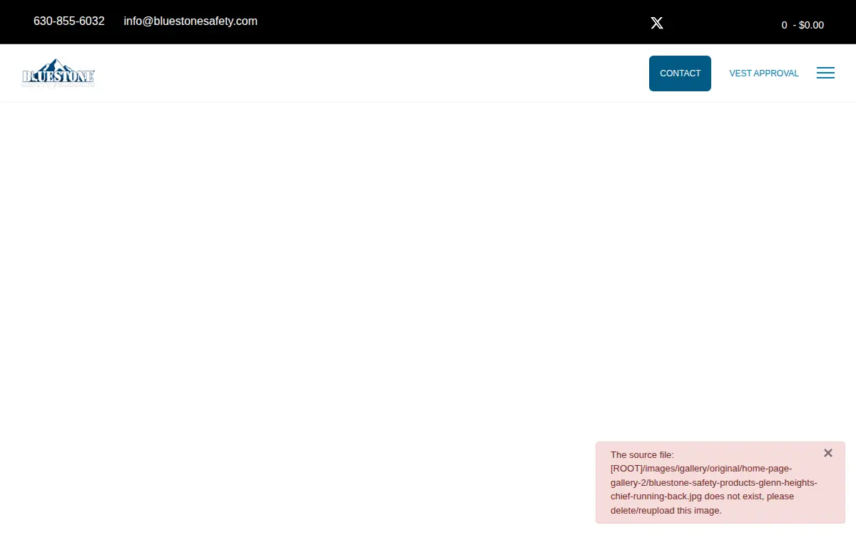 Homepage of Blue Stone Products, INC