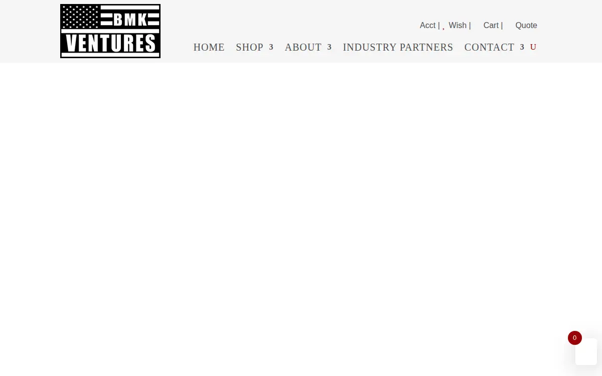 Homepage of Bmk Ventures, INC.