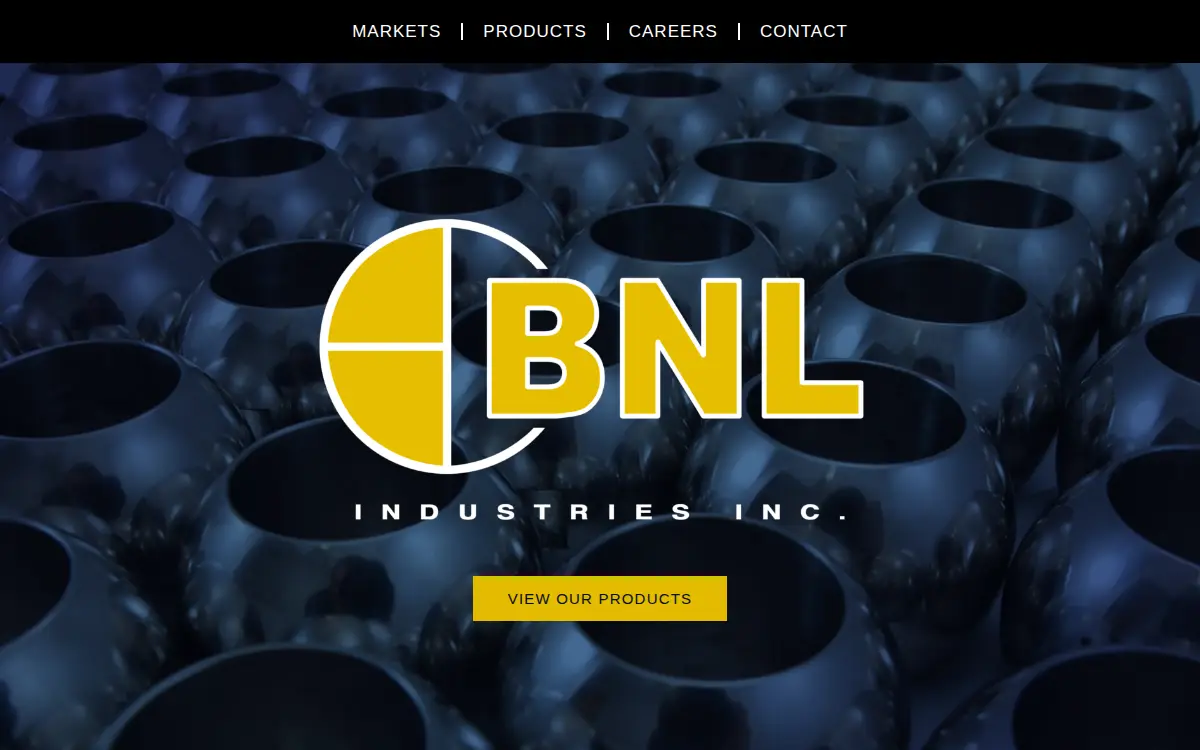 Homepage of B N L Industries INC