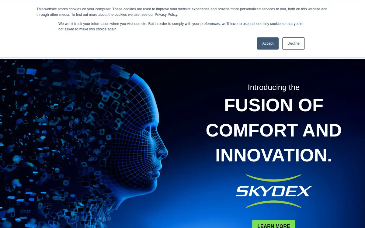 Homepage of Ergogenesis Workplace Solutions LLC