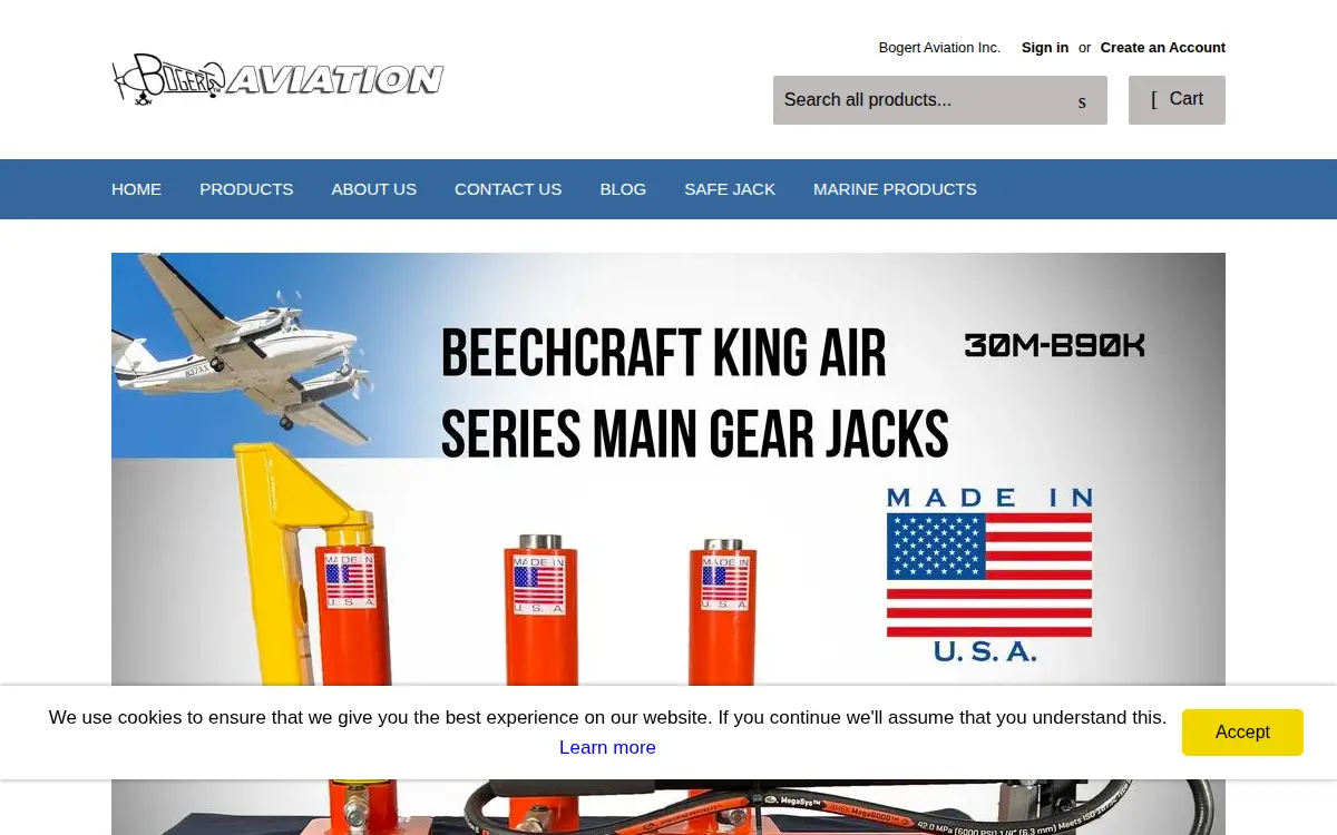 Homepage of Bogert Aviation INC.
