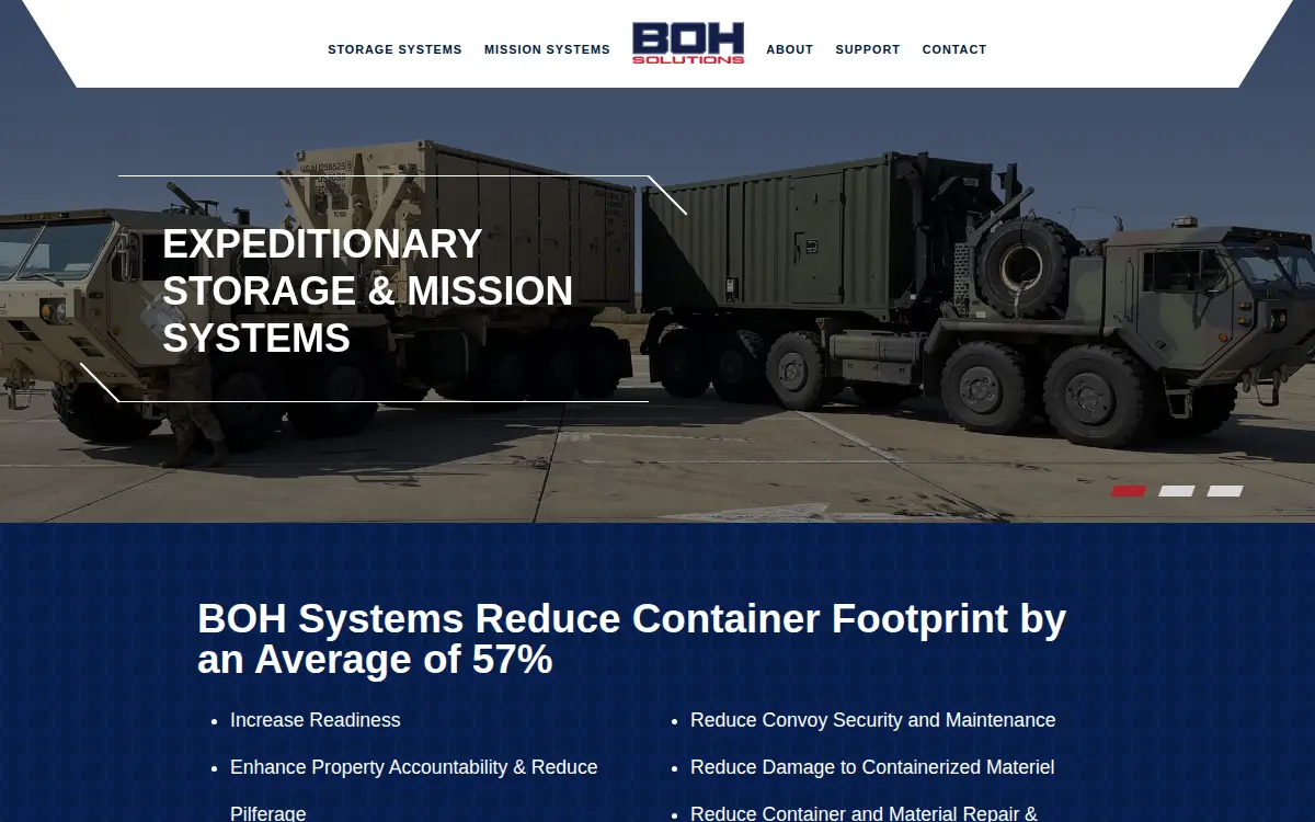 Homepage of Boh Environmental, L.l.c.