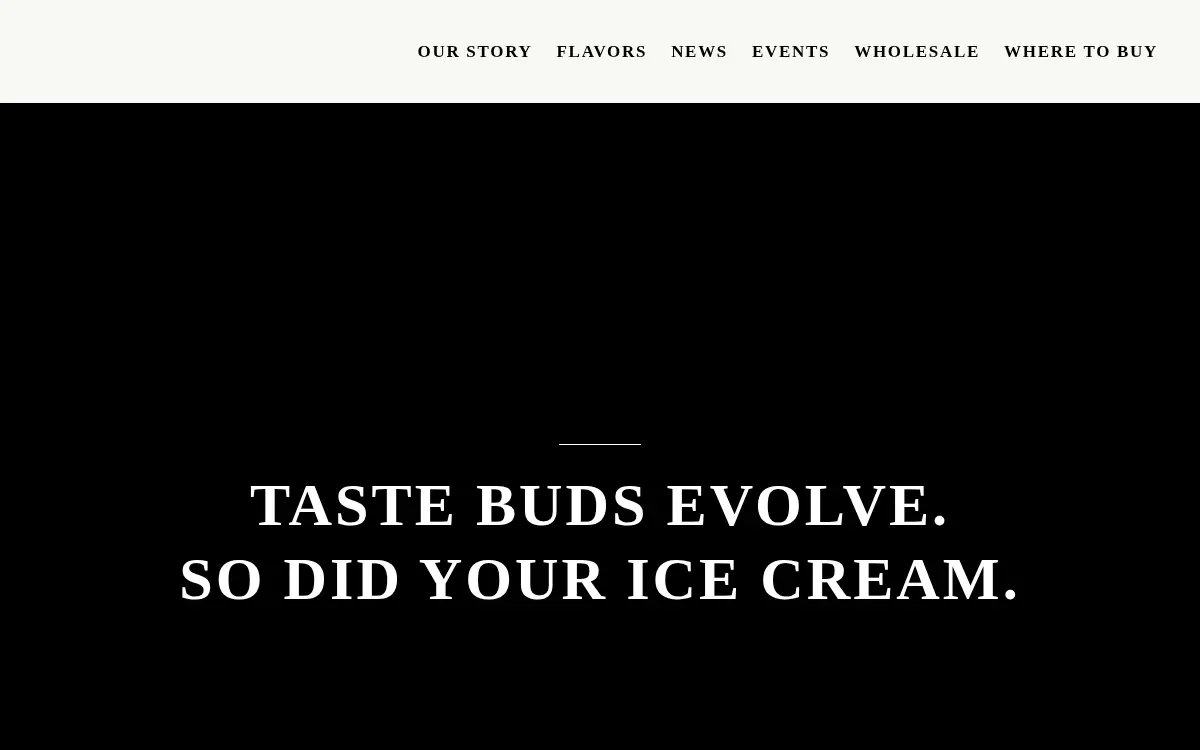 Homepage of Bold Spoon Creamery LLC