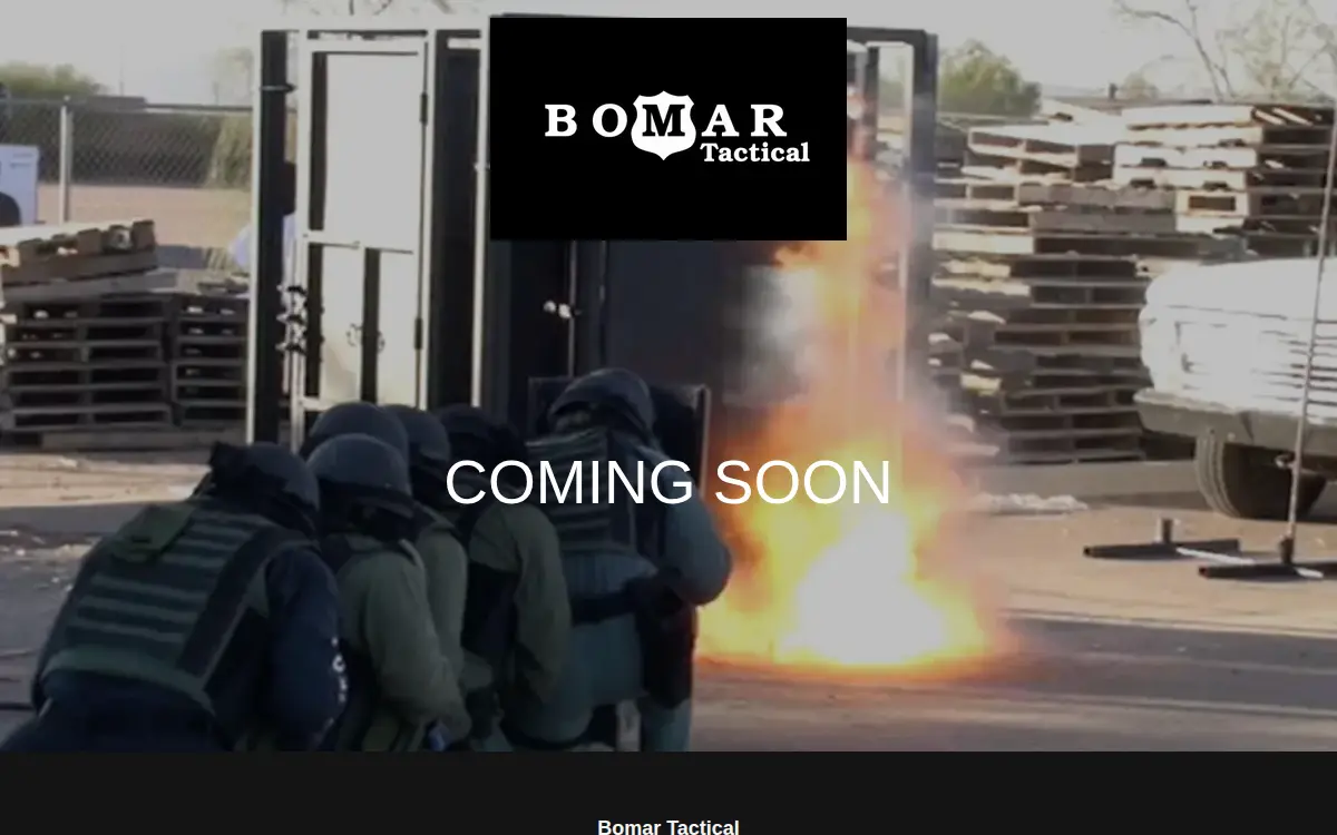 Homepage of Bomar Tactical Training Group LLC