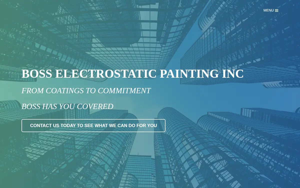 Homepage of Boss Electro Static, INC.