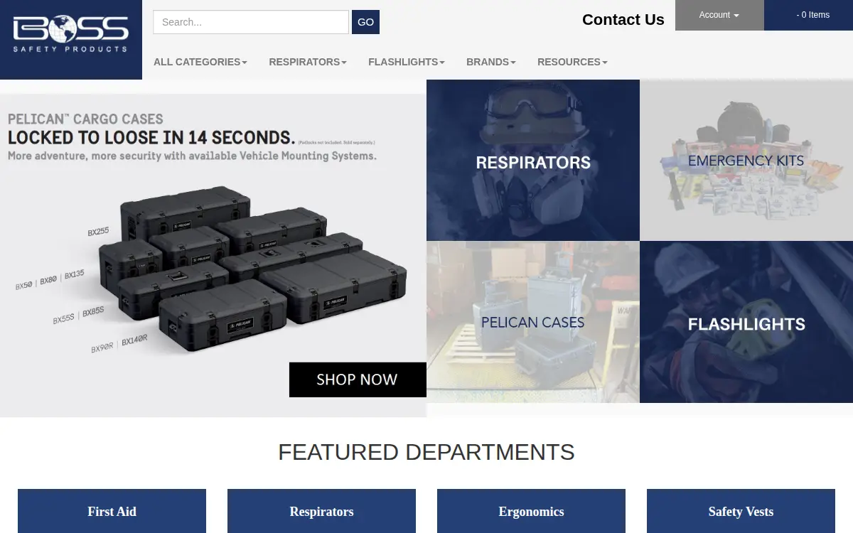 Homepage of Boss Innovation & Marketing INC