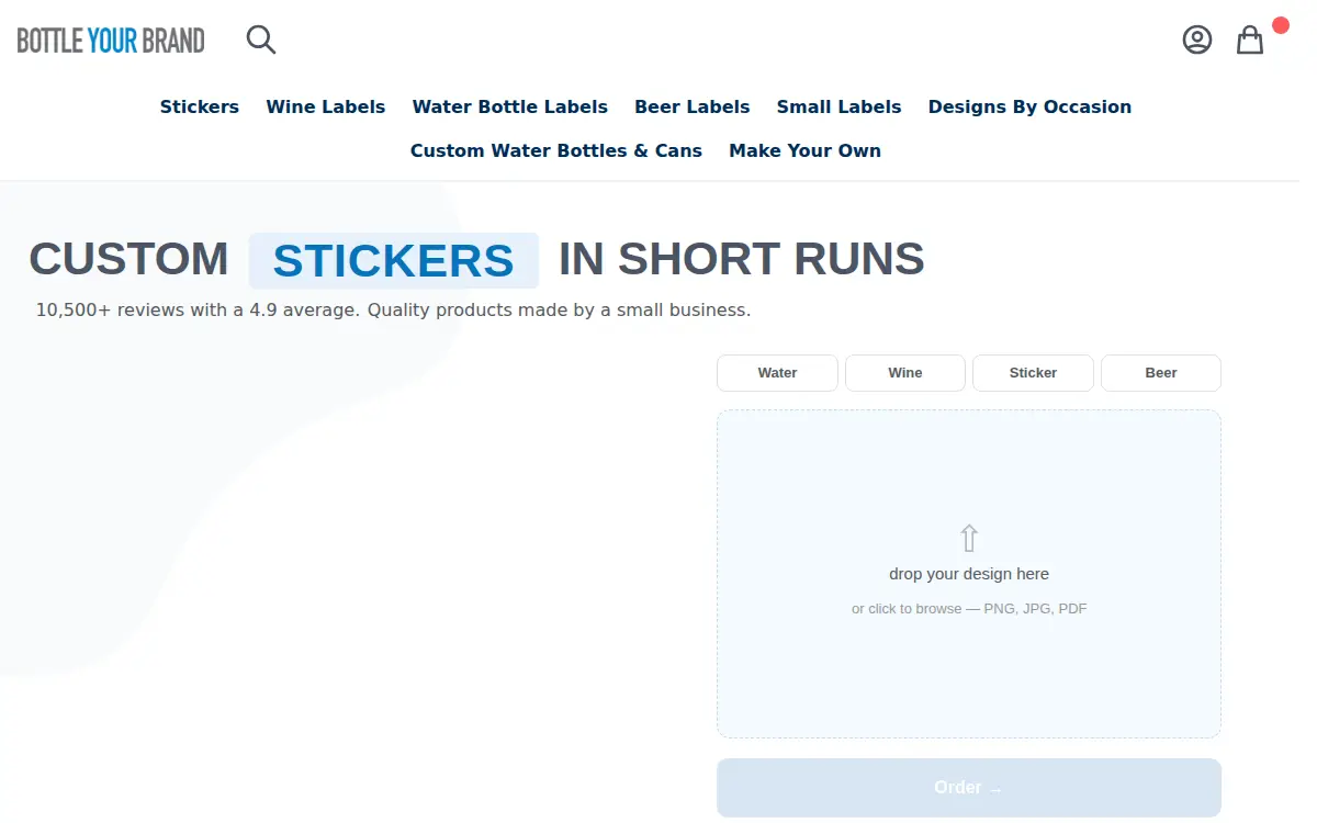 Homepage of Liquid Designs, LLC