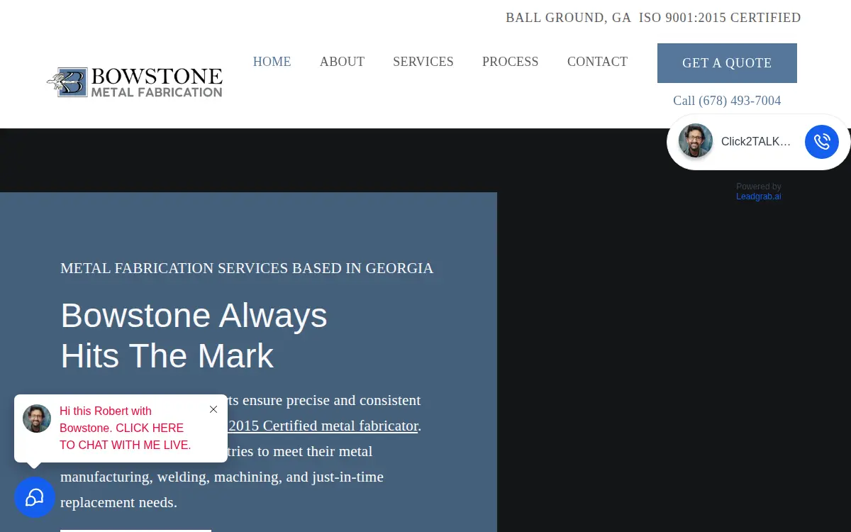Homepage of Bow Stone, INC.