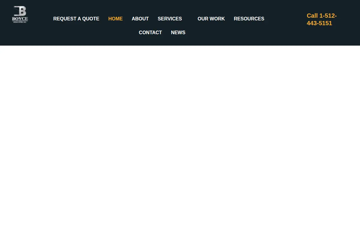 Homepage of Boyce Iron and Steel Incorporated