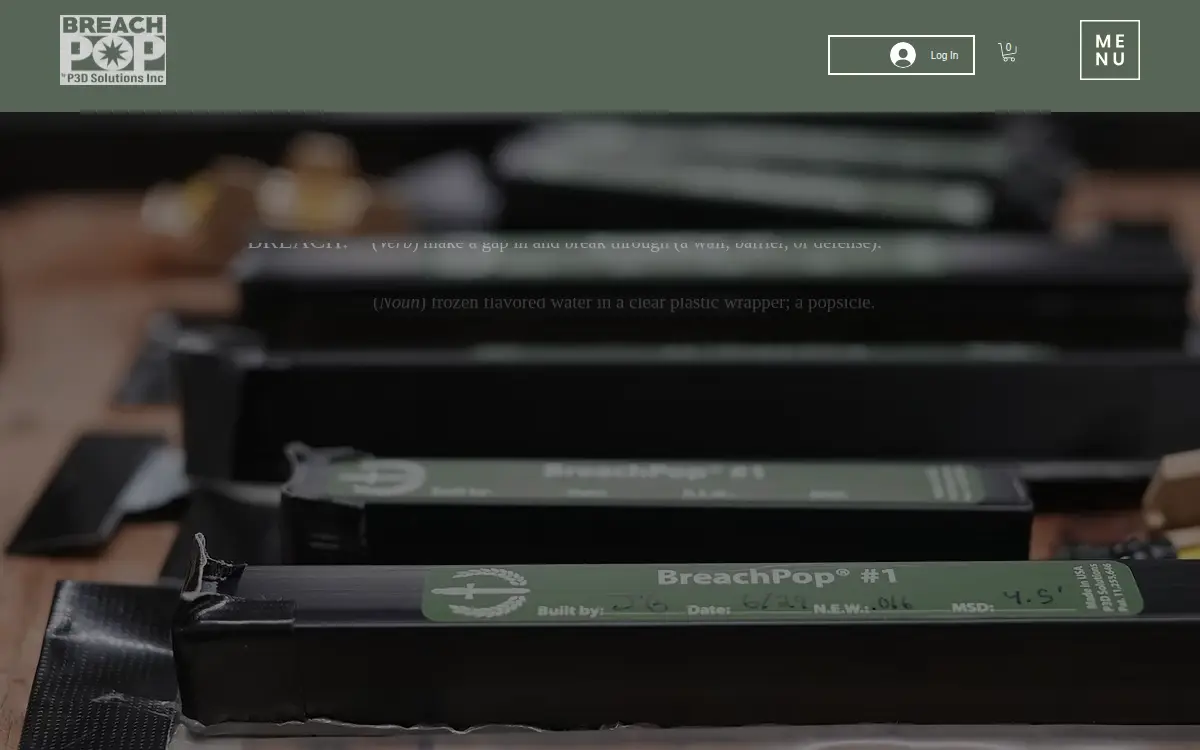 Homepage of Breachpop LLC