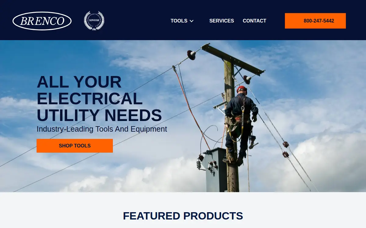 Homepage of Brenco INC