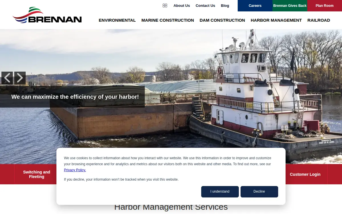 Homepage of Brennan Marine INC