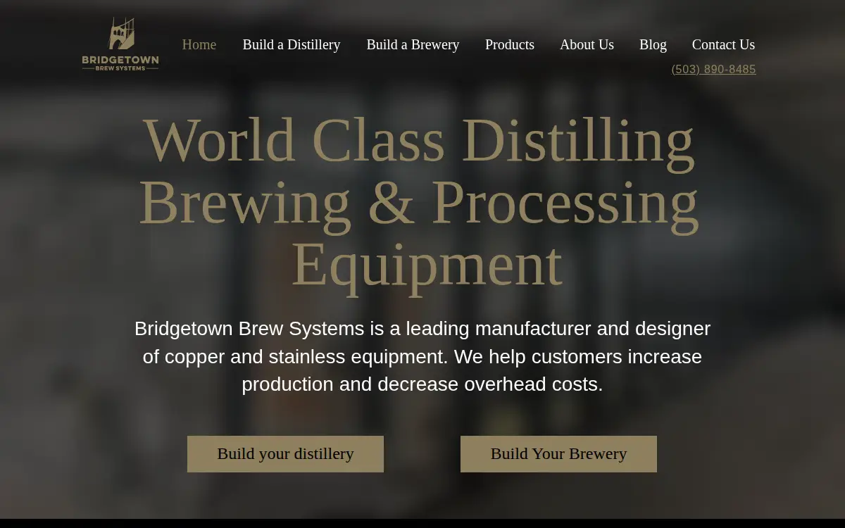 Homepage of River & Rye LLC