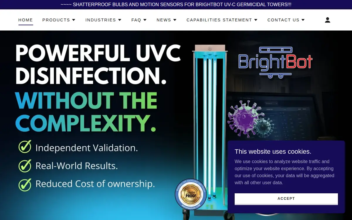 Homepage of Brightbot INC