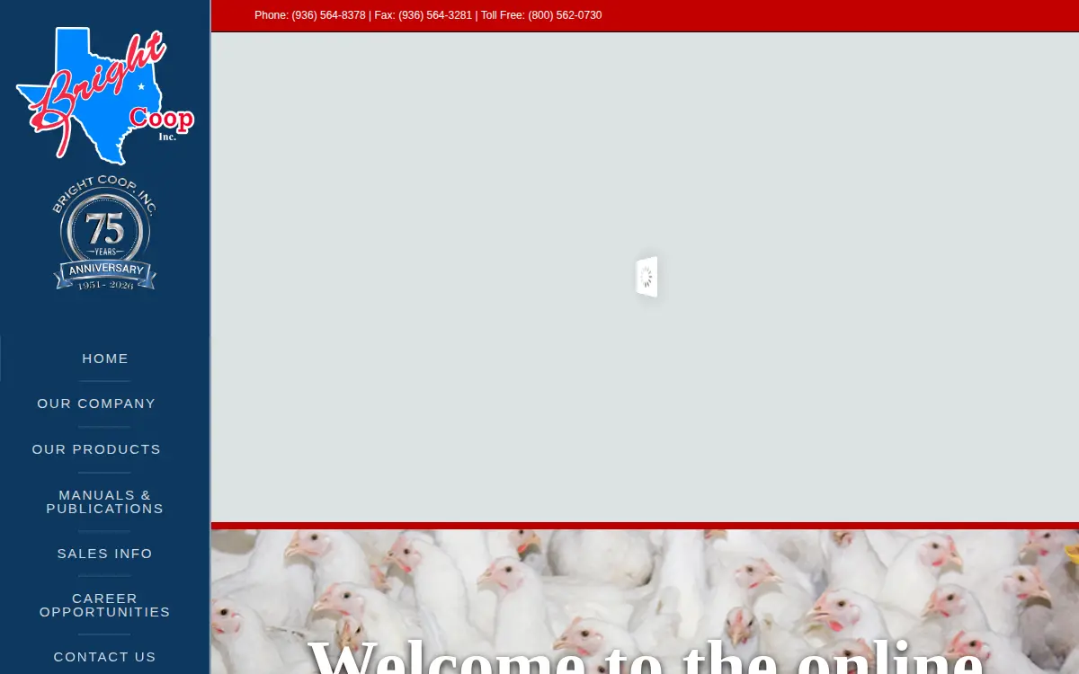 Homepage of Bright Coop, INC