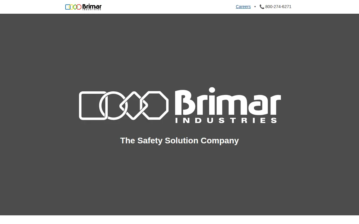Homepage of Brimar Industries INC