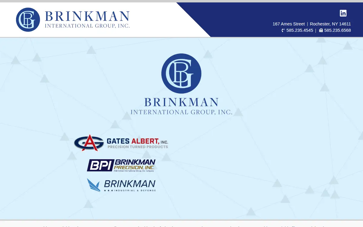 Homepage of Brinkman Products, INC.