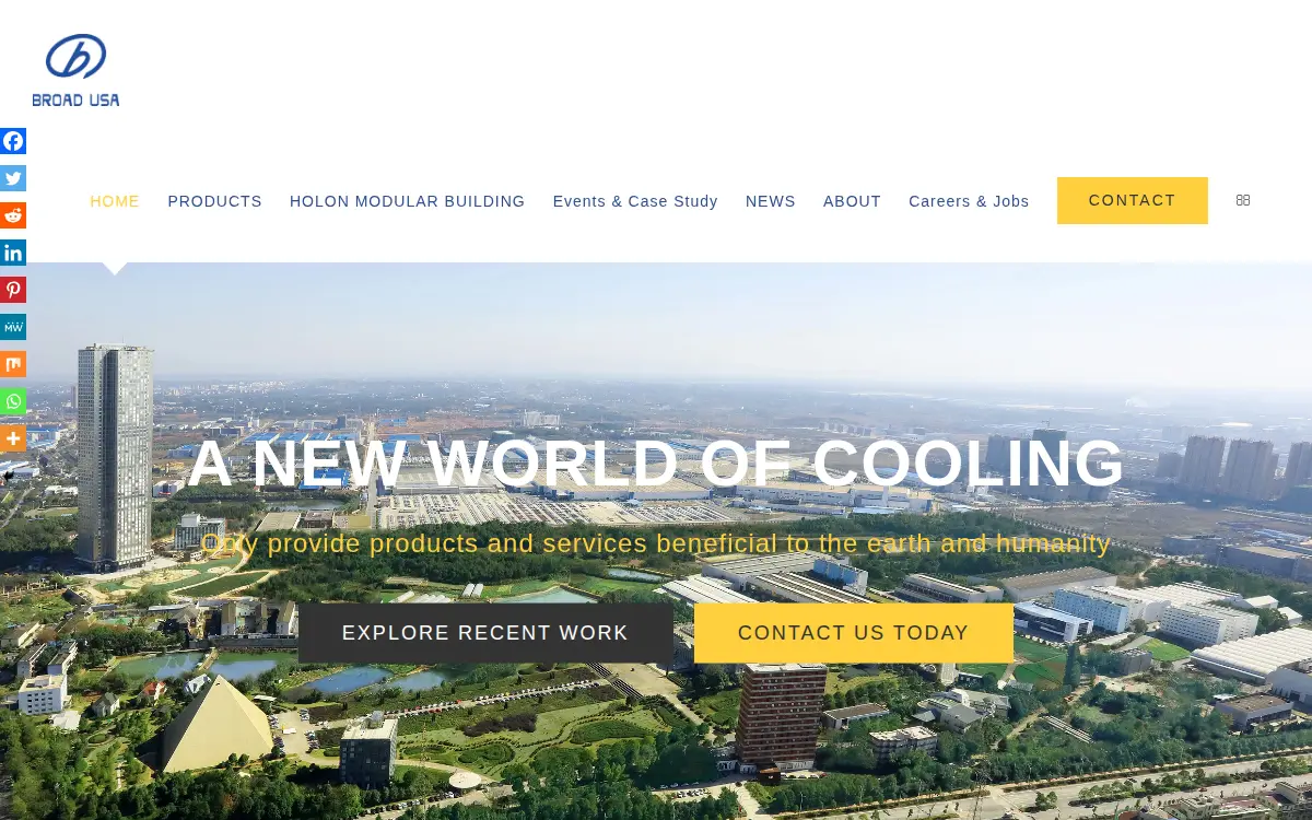 Homepage of Broad U.s.a INC.