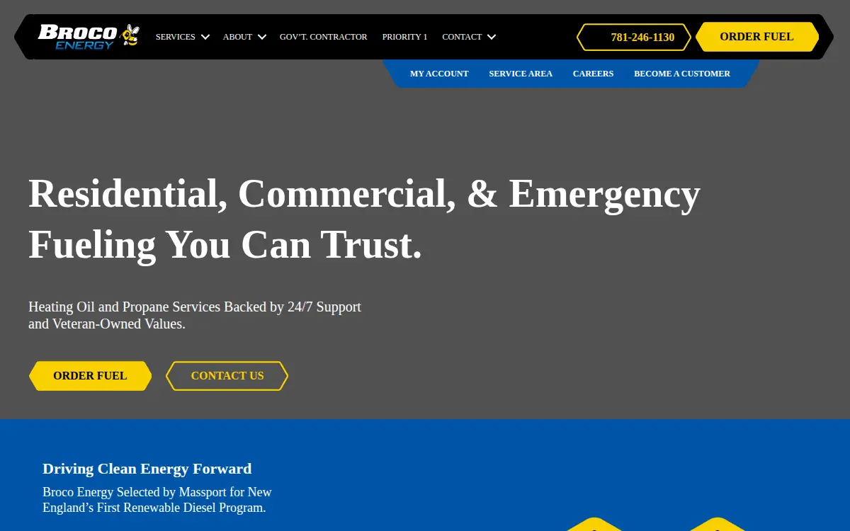 Homepage of Broco Oil INC