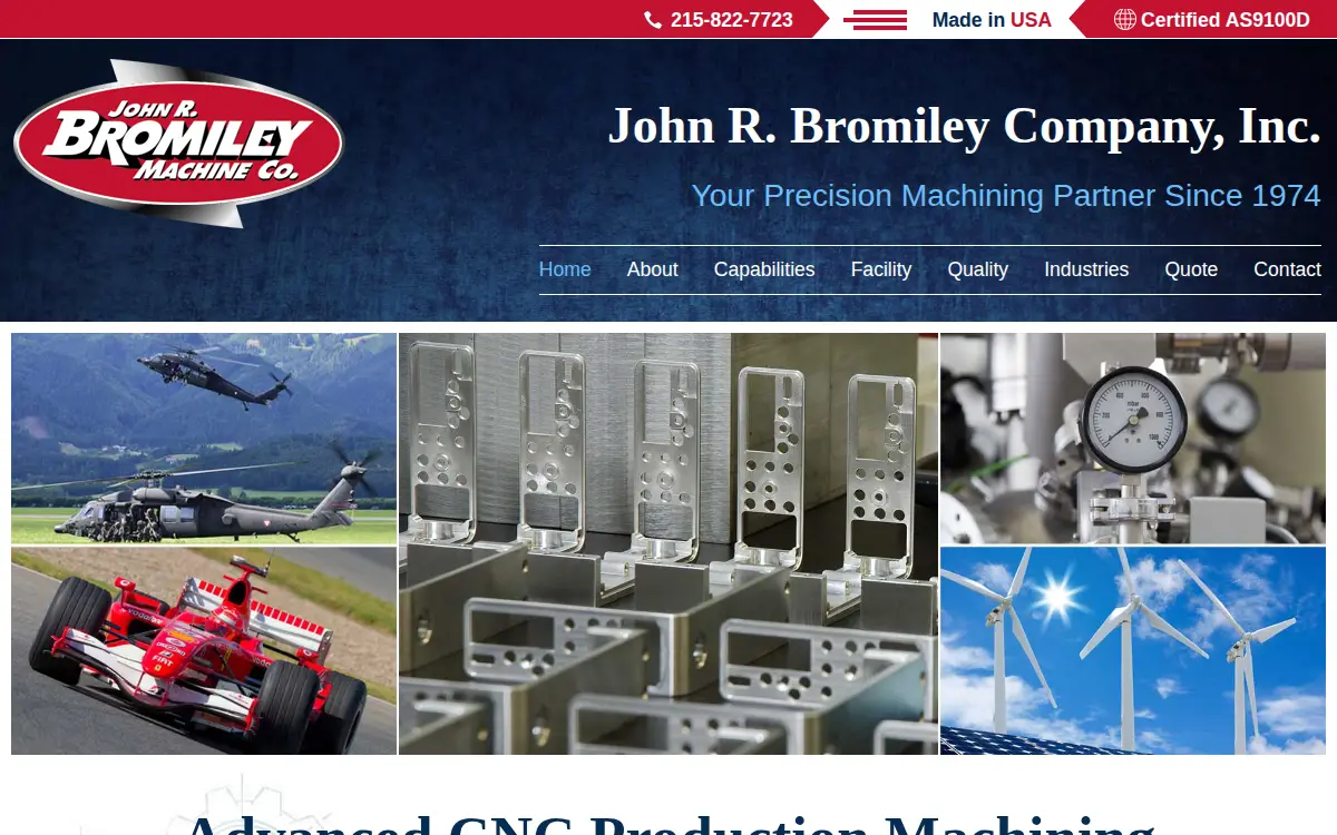 Homepage of John R. Bromiley Company INC.