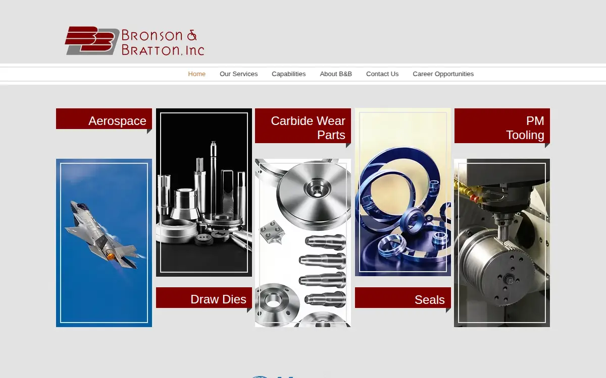 Homepage of Bronson & Bratton INC