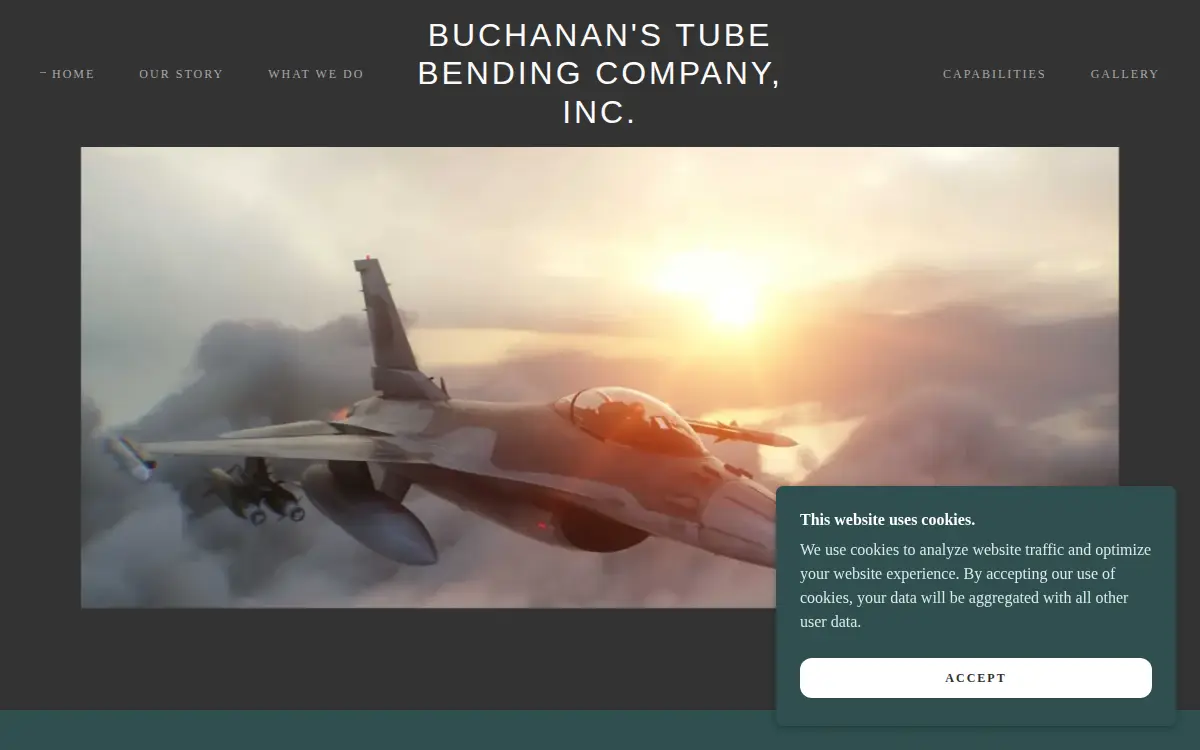 Homepage of Buchanans Tube Bending Company INC