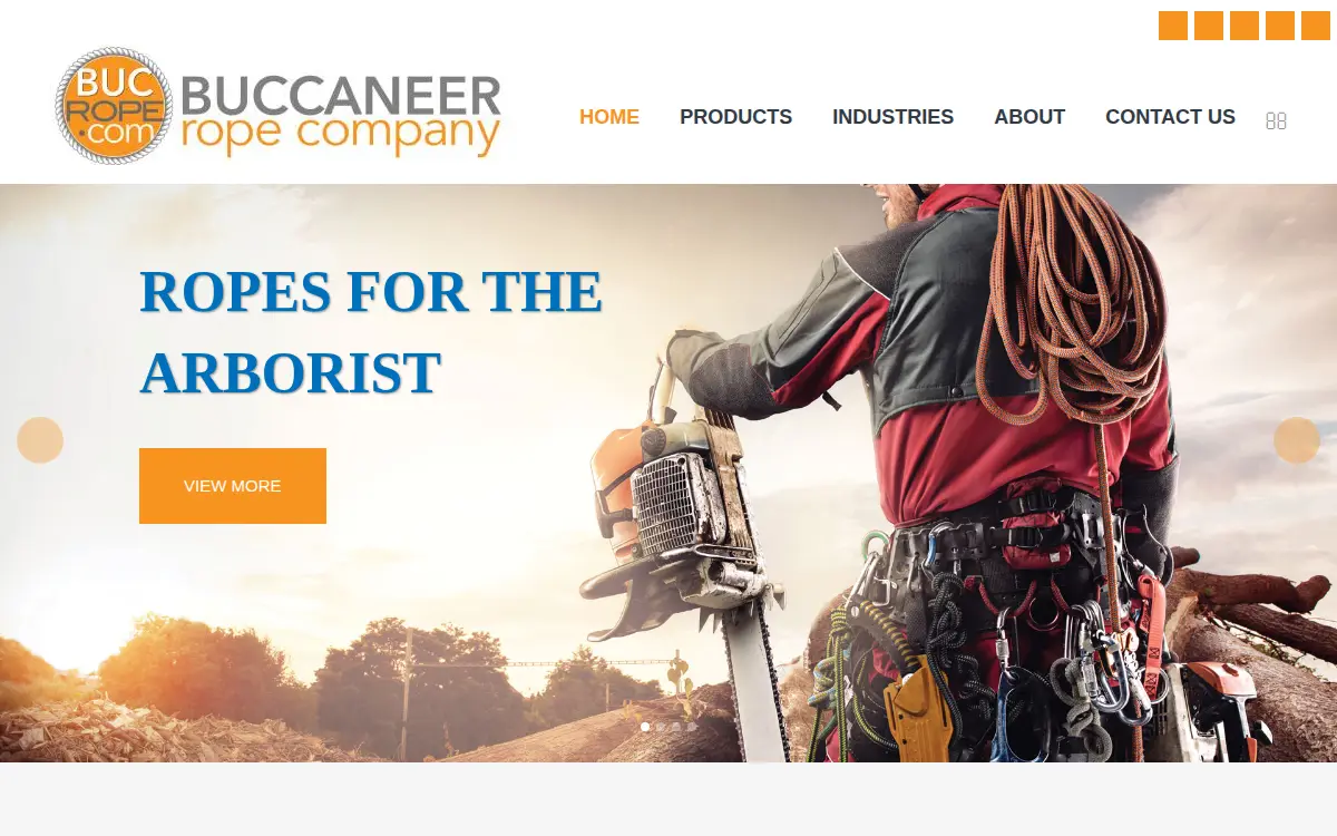 Homepage of Buccaneer Rope CO of Florida INC