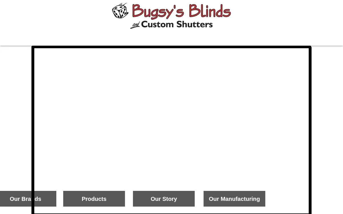 Homepage of Bugsys Blinds LLC