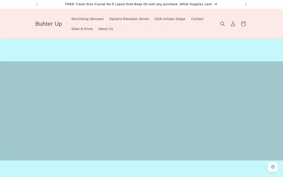Homepage of Buhter Up L.l.c