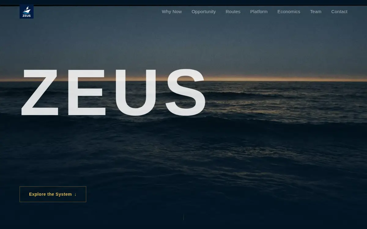 Homepage of Zeus Ship Manufacturing Corporation