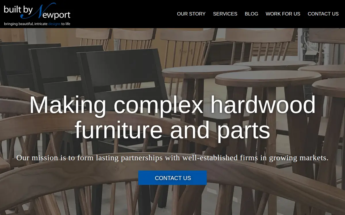 Homepage of Built By Newport CORP