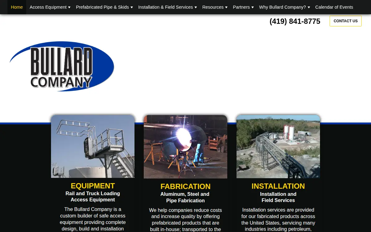 Homepage of Bullard CO