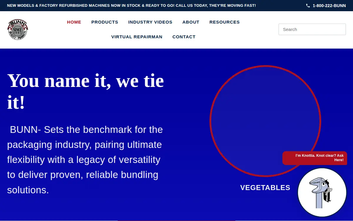 Homepage of Bh Bunn CO