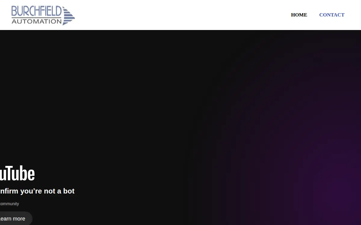 Homepage of Burchfield Automation, L.l.c.