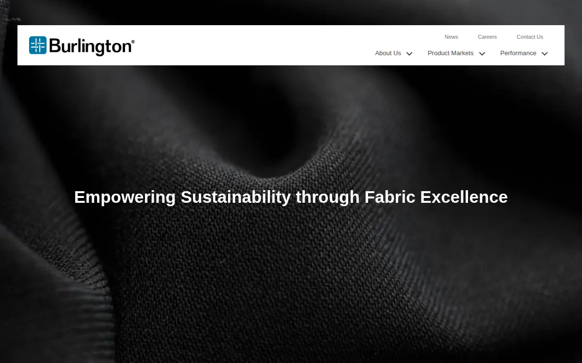 Homepage of Burlington Industries LLC