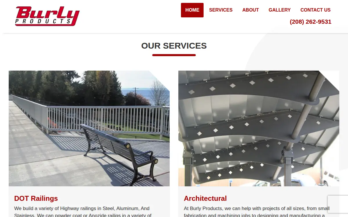 Homepage of Burly Products INC