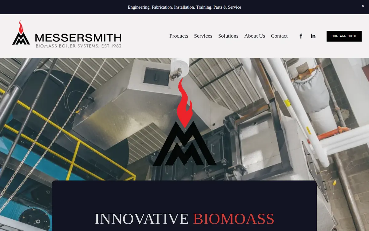 Homepage of Messersmith Manufacturing, INC.