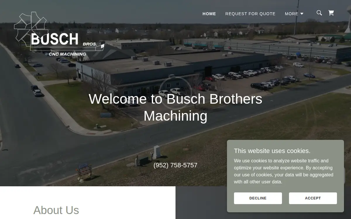 Homepage of Orion Machining INC