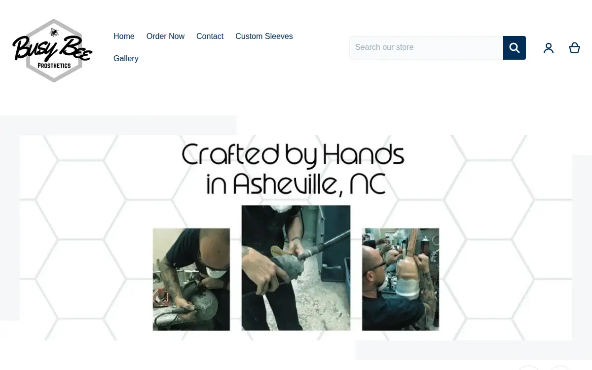 Homepage of Busy Bee Prosthetics INC