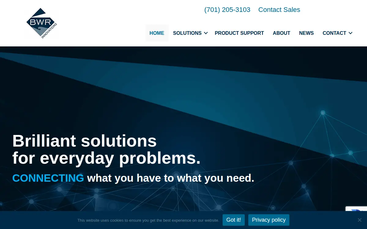 Homepage of Bwr Innovations LLC
