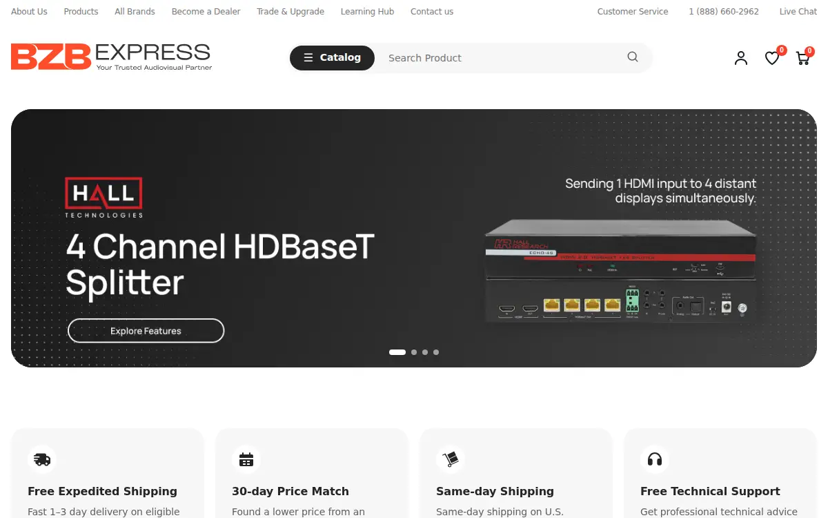 Homepage of Vetech Enterprise INC.