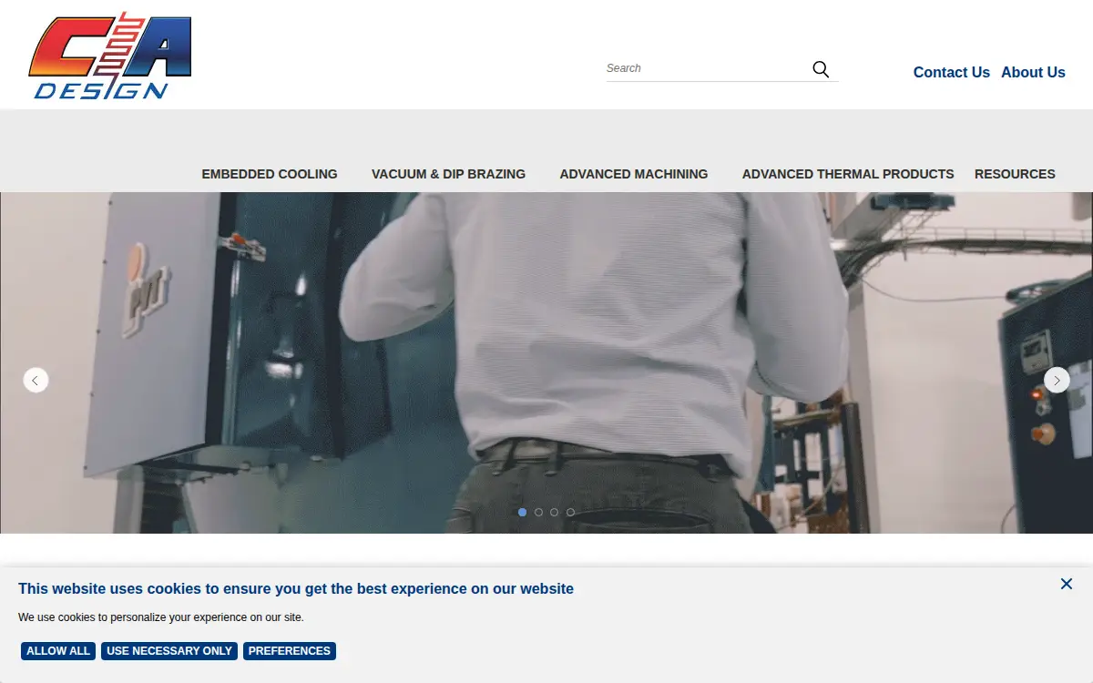 Homepage of Costello/april Design, INC.