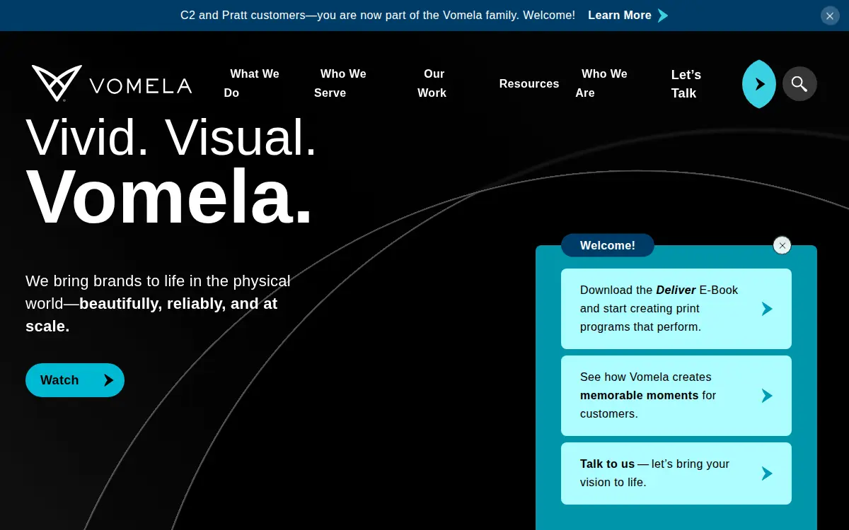 Homepage of C2 Imaging LLC