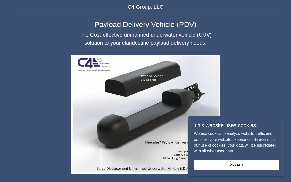 Homepage of C4 Group, LLC