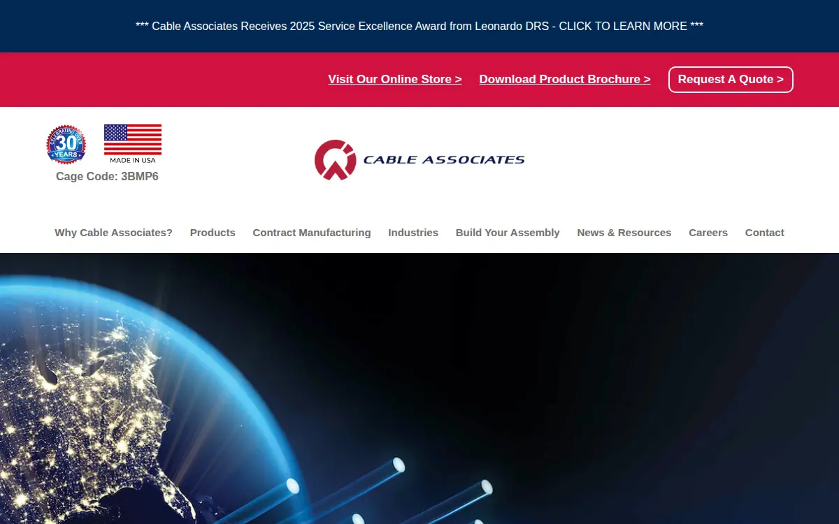 Homepage of Cable Associates INC