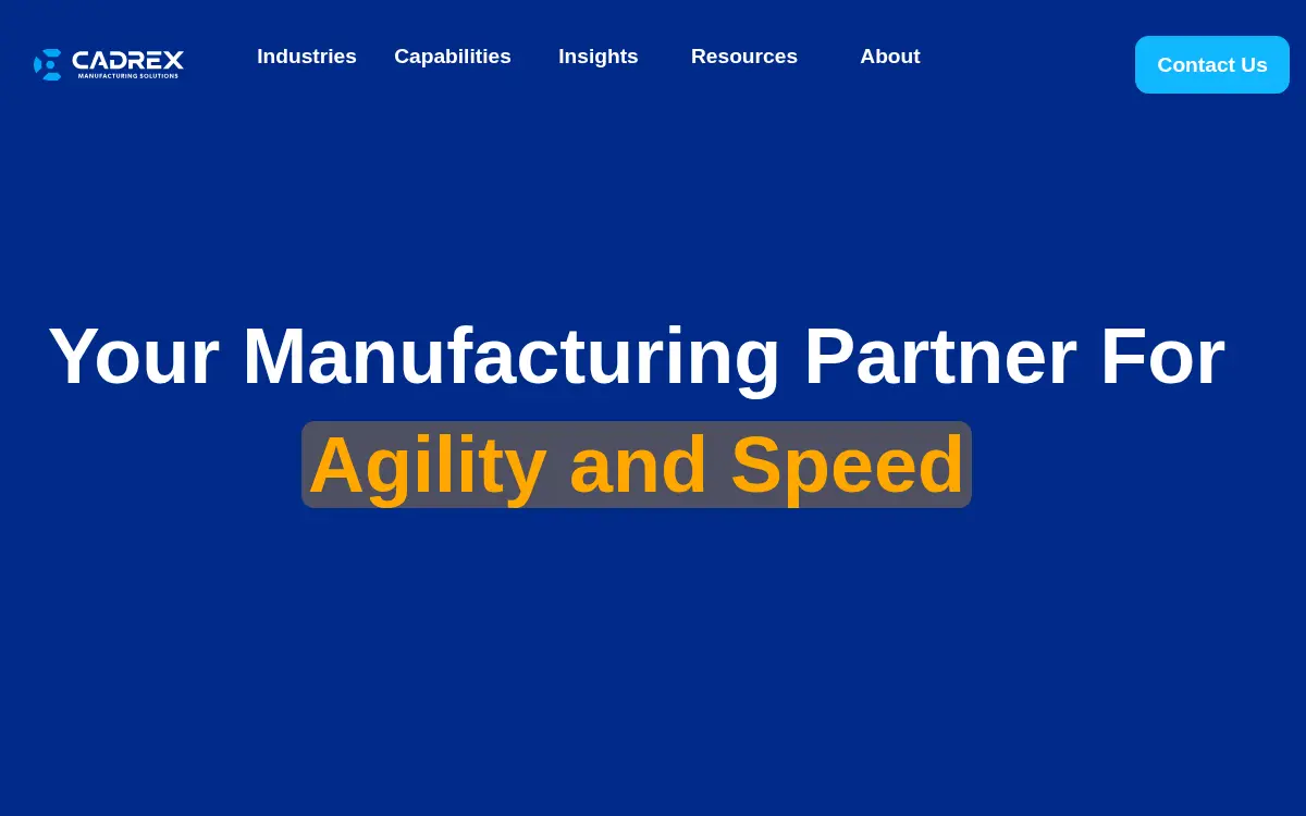 Homepage of Richlind Metal Fabricators, LLC