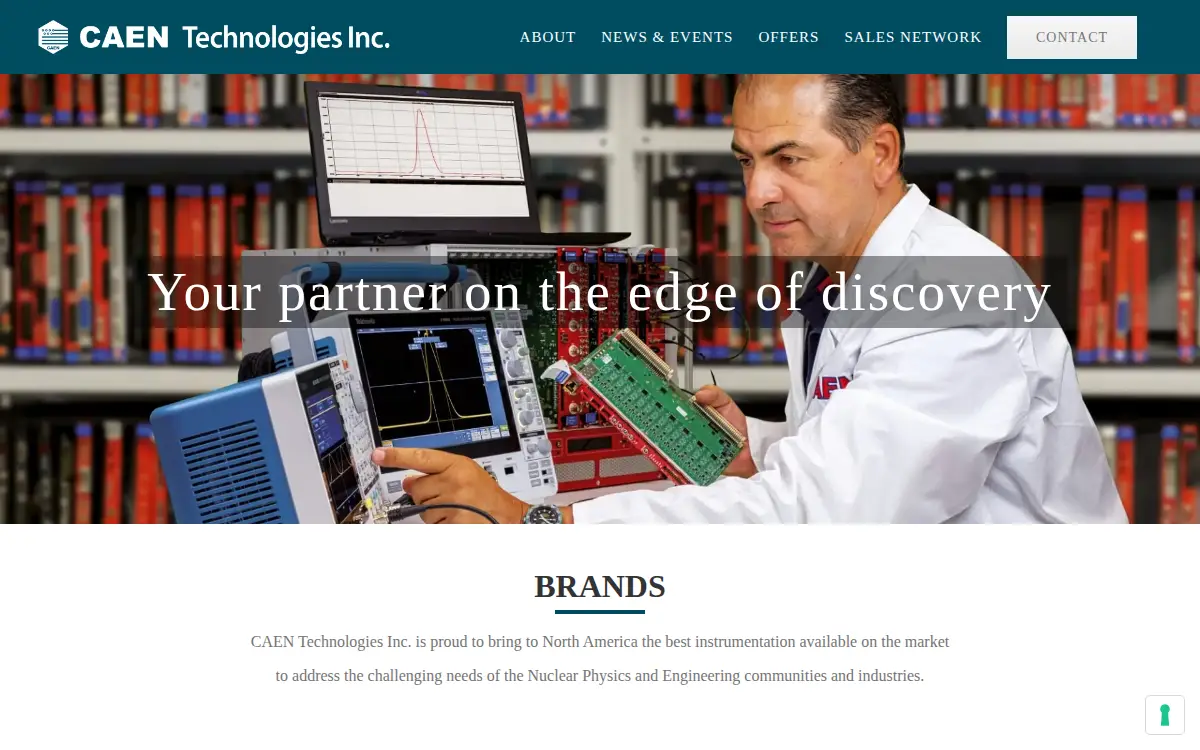 Homepage of Caen Technologies INC