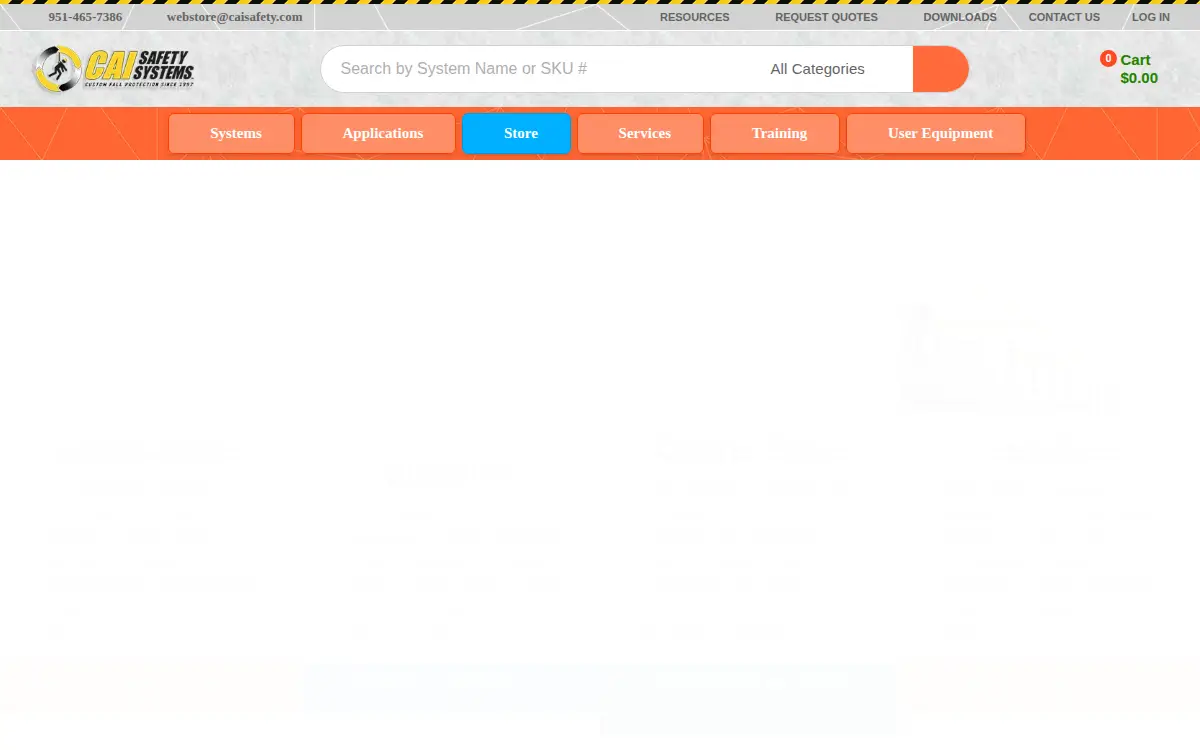 Homepage of Cai Safety Systems INC