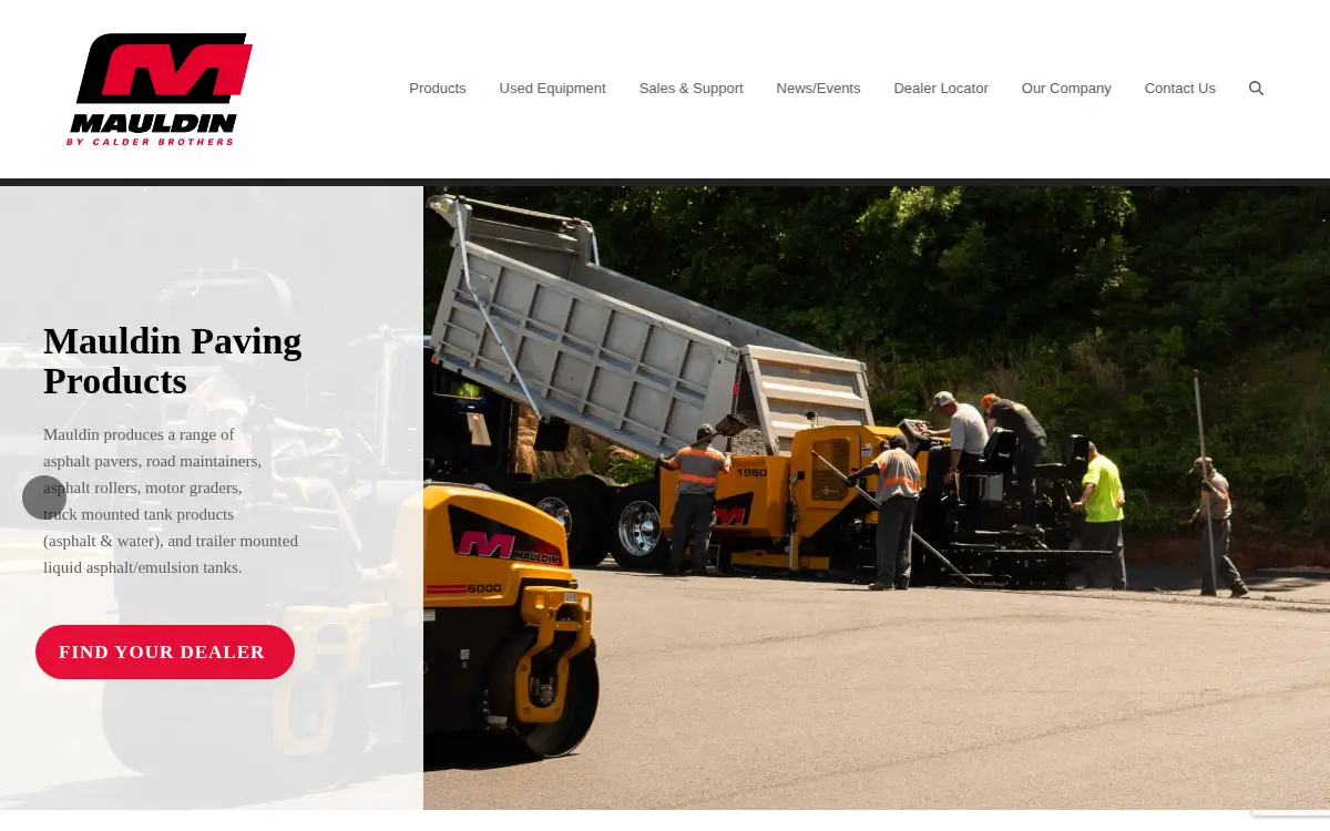 Homepage of Calder Brothers CORP