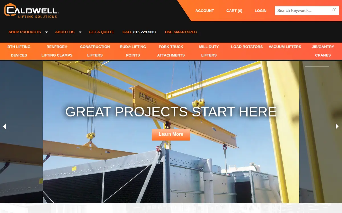 Homepage of The Caldwell Group, INC.